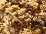 Recette Salade de ble et ses courgettes grillees au parmesan