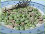 Recette Veau aux fèves