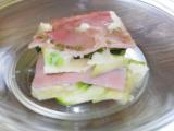 Recette Tian courgette, jambon et gruyère