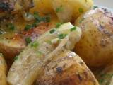 Recette Poulet rôti au citron et pommes de terre chemise