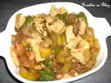 Recette Porc courgette poivron sauce huitre