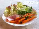 Recette Jeunes carottes au basilic