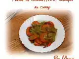 Recette Poêlée de courgettes et crevettes au curry