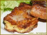 Recette Pain perdu salé au comté et au cumin ... pour utiliser votre pain rassis