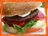 Recette Hamburger chevre-poivron