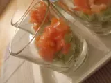 Recette Verrines saumon concombre