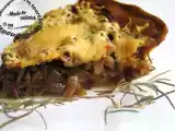 Recette Tarte à l'oignon nouveau et romarin