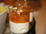 Recette Verrine crème de chèvre & compote tomatée