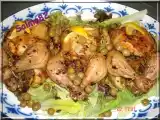 Recette Poulets farcis au riz et rotis au four