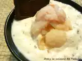 Recette Verrines de litchis, mousse au fromage blanc