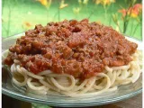Recette Sauce à spaghetti à la tomate et à la saucisse de liza frulla