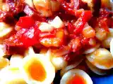 Recette Orecchiette, chorizo, pimento