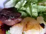 Recette Magret de canard embrochés avec ses pamplemousses