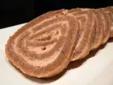Recette Pain d'épice façon buche au foie gras