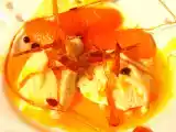 Recette Abricots dorés, glace vanille