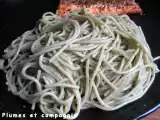 Recette Spaghetti au quinoa, persil et ail