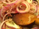 Recette Tarte fine oignons, tomates et parmesan