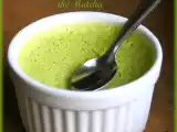 Recette Petites crèmes chocolat blanc/thé matcha