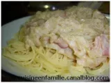 Recette Envie d'oignons?? spaghetti à la fondue d'oignons et parmesan!