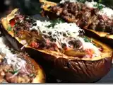 Recette Aubergine farcie à la grecque
