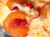 Recette Poêlée d'abricots en gratin de sabayon à l'orgeat