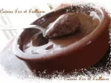 Recette Mousse au chocolat noir aux eclats de noisettes et pépites