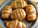 Recette Pommes de terre papillon cheddar-bacon