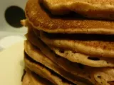 Recette Pancakes à la farine de châtaignes et lait de soja
