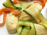 Recette Poulet à l'orange & tagliatelles de légumes