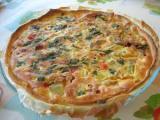 Recette Tarte aux légumes marinés et à la ricotta.