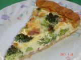 Recette Quiche aux brocolis/flan/gorgonzola