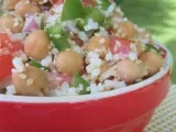Recette Salade de riz et pois chiches