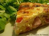 Recette Quiche sans pâte jambon et poivron rouge