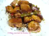 Recette Sauté de poulet, sauce aigre-douce