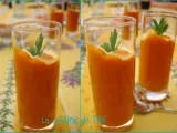 Recette Velouté de carottes frais en verrine