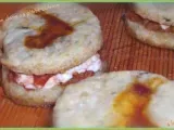 Recette Mini burger à la tomate et au fromage de chèvre