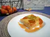 Recette Clafoutis aux abricots caramélisés, amandes et fleur d'oranger