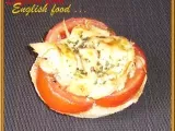 Recette Muffin anglais poulet, tomates, mozzarella
