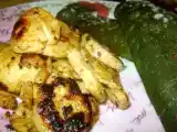 Recette Poelée fine de boudin blanc aux pommes et sa courgette rôtie