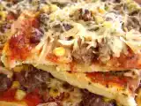 Recette Pizza mexicaine bien garnie