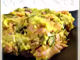 Recette Flan de légumes à la truite fumée et aux épices