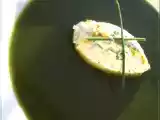 Recette Potage mâche patate douce et sa quenelle de brousse au curry