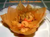 Recette Croustillants aux fruits de mer safranés