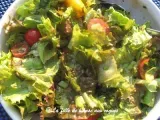 Recette Salade improvisée avec vinaigrette de lavande