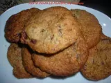 Recette Cookies beurre de cacahuète chocolat cranberries