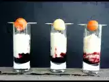 Recette #4- espuma de jambon, réduction de porto, chips de jambon et bille de melon