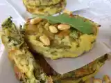 Recette Roquette épisode 1 : mini galette à la roquette, mozarella et parmesan!