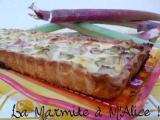 Recette Tarte à la rhubarbe vanillé