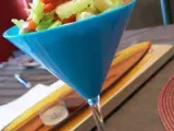 Recette Salade de poivrons rôtis de tout simplement clodine