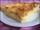 Recette Exquise tarte aux pommes au flan et aux amandes